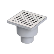 Yer Sifonu 10X10 50M Alttan Çıkışlı Süzgeç