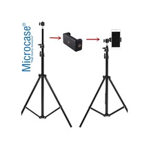 3 Ayak Sabitleyici Alüminyum Cep Telefonu Kamera Dslr Tripodu 201 Cm - Al2496 Siyah Diğer