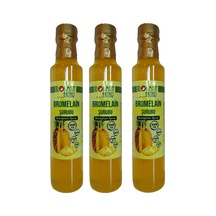 Bromelain Şurubu, Katkısız, Doğal, 250ml 3 Adet, Dvd Lokman Aktar