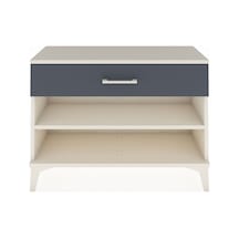 Arges Şifonyer Tek Raflı Tek Çekmeceli 88x30x64 Aytaşı-antrasit Aytaşı
