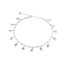 Brezza Lusso Jewelry Fatma Ana Eli Zirkon Taşlı Gümüş Kadın Ayak Halhal Gümüş