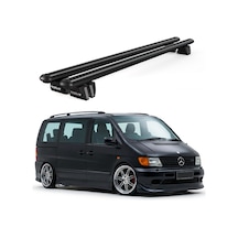 Pençe Mercedes-benz Vito W639 2003-2014 Uyumlu Siyah Ara Atkı 135cm Port Bagaj Tavan Barı