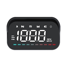 Araç İçin Hud Gps Hız Göstergesi: Hız, Yön, Seyahat Süresi, Mesafe Ve Aşırı Hız Alarmı