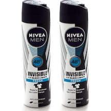 Erkek Deodorant Invisible Black&white Fresh 150 Ml X 2 Adet