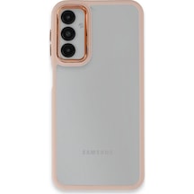 Mey İthalat Galaxy Uyumlu  A14 4g Kılıf Dora Kapak - Pudra Beyaz