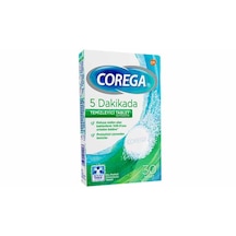 Corega 5 Dakikada Protez Temizleyici 30'lu + Corega Super Naneli Diş Protezi Yapıştırıcı Krem 40 G