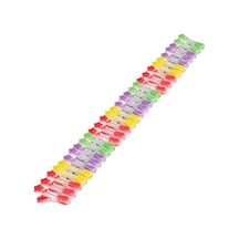 New-max Elite Papatya Desenli Silikon Mandal, Şeffaf, 30 Adet 40 x 19