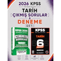 Yediiklim 2026 Kpss Ortaöğretim-önlisans Tarih Çıkmış Sorular & Kpss Tarih 6 Deneme Evp Akademi Seti