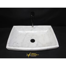Muğla Kristal Beyaz Köşeli Dizayn Lavabo
