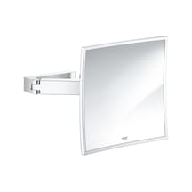 Grohe Selection Cube Krom Duvara Monte Makyaj Aynası