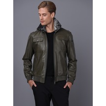 Basics&more Erkek Deri Ceket Es511 001