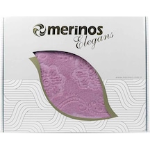 Merinos Elegans Tek Kişilik Battaniye Çiçek Desen Battaniye Pembe