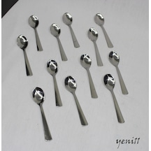 Emç Paslanmaz Çelik Geniş Sade Çay Kaşığı 1.50 MM