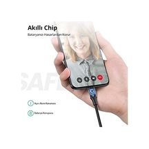 Örgülü Micro-usb & Usb-a Data Ve Şarj Kablosu, 1 Metre, Beyaz