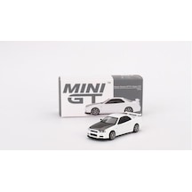 Mini Gt 501 Nissan Skyline Gt-r R34 V-spec Iı N1 White Rhd Model Araba