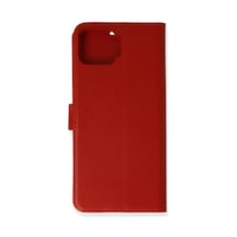 Newface - 768 - Oppo A73 Kılıf Trend S Plus Kapaklı Kılıf - Novapazr - - Kırmızı