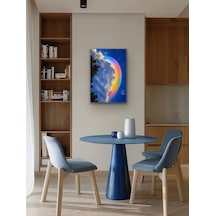 Bezos Gökkuşağı Bulutu Kanvas Tablo 20x30 Cm Mmbz Çok Renkli