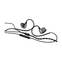 Gate In-ear Monitor W/mic Siyah Sahne, Stüdyo Veya Odyofil İçin Kulak İçi/ın-ear Kablolu Monitör Kulaklık Mikrofonlu Versiyonu
