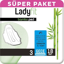 Ladyfit Bambu Hijyenik Ped Gece 18'li