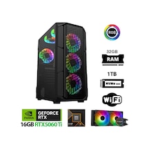 Xaser Thunder X870 100R R7-7800X3D 32 GB 1 TB SSD RTX5060Ti Freedos Masaüstü Oyuncu Bilgisayarı