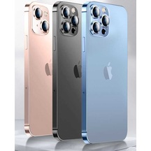 Kilifone - Apple Uyumlu iPhone 13 Pro - Kamera Lens Koruyucu Cl-03 - Gümüş