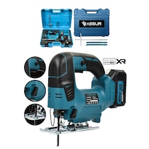 Assur ASR856 21V Çift Akü Dekupaj Testere Mavi