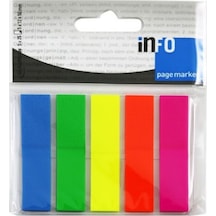 İnfo Notes 12x50 Sayfa Ayracı Dikdörtgen Çok Renkli