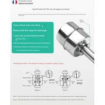 Trendooze 304 Paslanmaz Çelik Yan Montajlı Şamandıra - Oda Sıcaklığı 0-110v Anahtarı Um56510-1 İçin