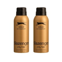 Slazenger Active Sport Gold Erkek Sprey Deodorant 2 x 150 ML