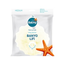 Balmy Banyo Lifi Medium Etkili Cilt Temizliği İçin Banyo Süngeri - 5 Adet Tarı