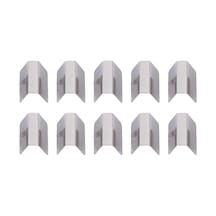 Teltree Hekog3 Araç Cam Yağmur Engelleyici Tutucu, Paslanmaz Çelik Metal Kanca, 10 Adet, Sıkıca Tutma Ve Uyum İyileştirme Fonksiyonu