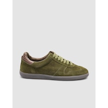 %100 Hakiki Süet Deri Haki Kadın Sneaker Haki %100 Hakiki Süet Deri Haki Kadın Sneaker Haki