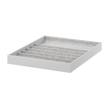 Raf İçi Bölmeli Ünite Açık Gri Ölçü 40x53x5Cm MeridyenDukkan Takı Gri