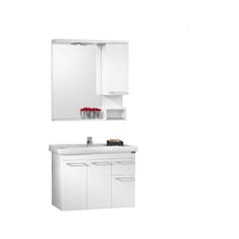 Orka Perge 85 Cm Mdf Banyo Dolabı Takımı Çok Renkli
