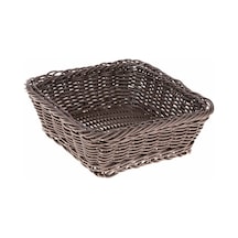 Cooker Ekmek Sepeti Kare Hasır Görünümlü Yk1452 3707 Gri