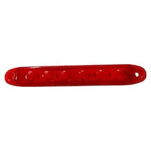 Kırmızı Parmak Led Dorse Lamba 6 Ledli 13.5 Cm 12-24v Çok Renkli Çok Renkli