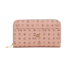 Bilik Deri Monogram Pembe Kadın Cüzdan Ays05 06-mn Pembe