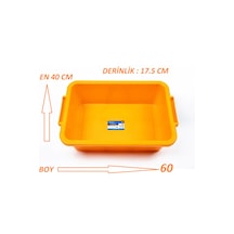 Sıva Ve Alçı Teknesi Harç Kum Teknesi Sert Plastik Hacim : 35 Litre