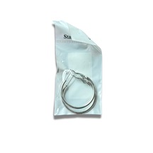 Klasik Minik Halka Çelik Küpe