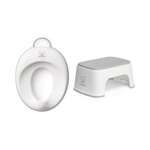 BabyBjörn Klozet Adaptörü & Safe Step Banyo Basamağı White Grey