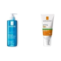Effaclar Jel Temizleme Jeli + Anthelios Dry Spf 50+ Yağlı Ciltler İçin Güneş Koruyucu Yüz Kremi 50 Ml 0