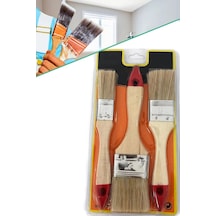 Real Ozs-10149 Kestirme Fırça Seti Boyacı Seti Hobi Seti 3 Lü Boya Fırça Seti 1410 Genel