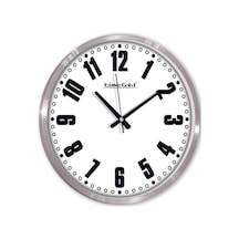 Time Gold Terminal Duvar Saati Metal 50 Cm (238455081) Altın