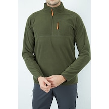 Alpinist Gamma Yarım Fermuarlı Erkek Polar Haki (520730528)