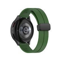 Samsung Galaxy Uyumlu Watch Gear S2 3 41 42 Active 2 40 44 Mm Kordon Magnetli Ayarlanır Silikon Kordon 20mm
