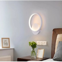 Yatak Odası,çocuk Odası,antre, Modern Tarz Duvar Led Aplik Beyaz