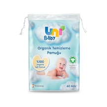 Bebek Temizleme Pamuğu 60 Adet - Standart Standart