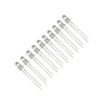 10 Adet 5Mm Beyaz Led N11.479