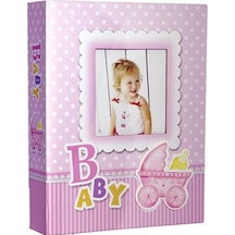 Rabsev 10x15cm 200 Fotoğraf Kapasiteli Lüks Bebek Fotoğraf Albümü RSPP462002-P