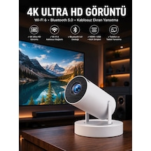 Taşınabilir Android Projeksiyon Ayaklı Çift Kollu 4k Çözünürlüklü Sinema Projeksiyonu 53136235